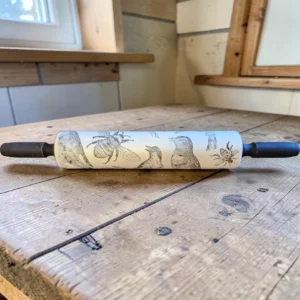 Bumble Bee Rolling Pin with Black Handles