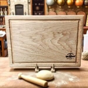 Solid Hickory Cutting Board with Juice Grove