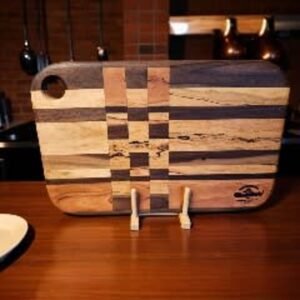 Walnut and Gummy Cherry "Flippy" Cutting Board